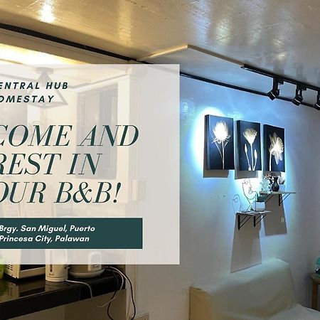 Central Hub Homestay Puerto Princesa Bagian luar foto